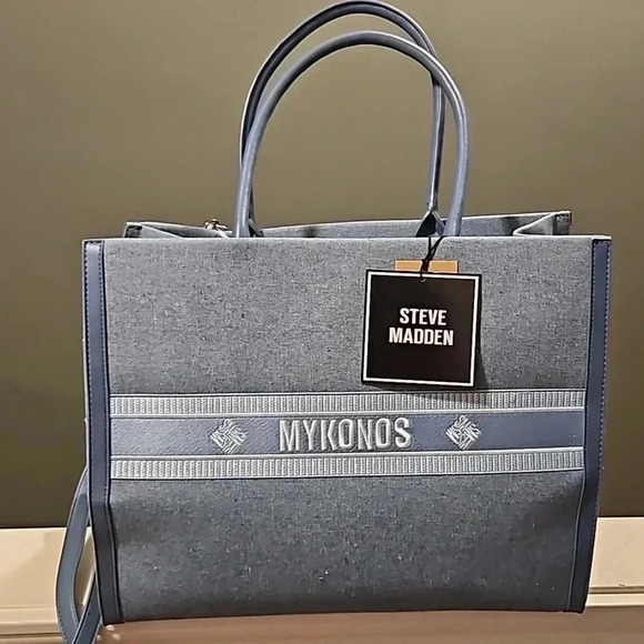 STEVE MADDEN TOTE 2 IN 1 CROSSBODY BAG - Picture 2 of 9